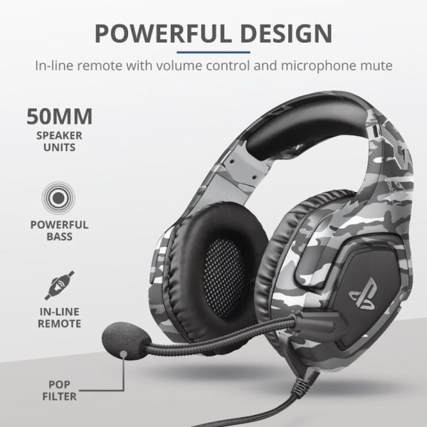 Gejmerske slušalice Trust GXT 488 Forze-G Grey PS4 - Image 4