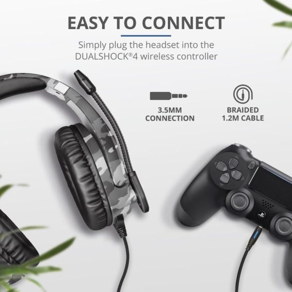 Gejmerske slušalice Trust GXT 488 Forze-G Grey PS4 - Image 3