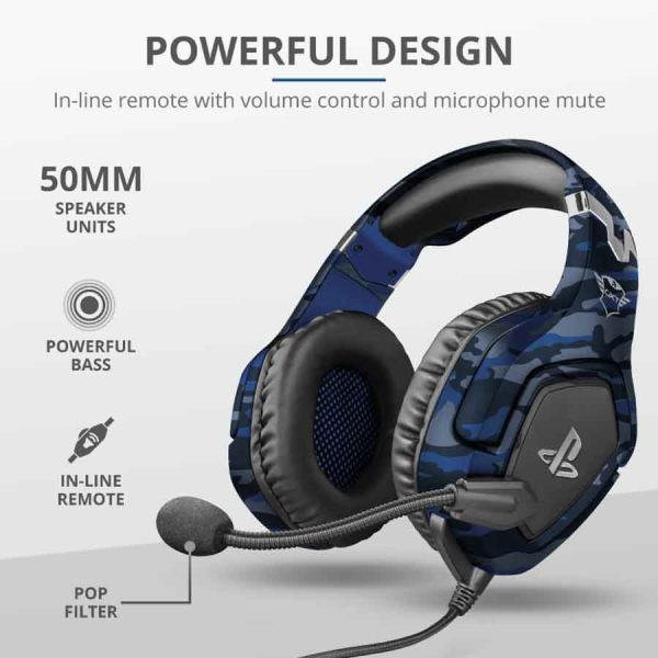 Gejmerske slušalice Trust GXT 488 Forze-G Blue PS4 - Image 5