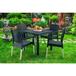 Bastenski set Lux 4/1 antracit