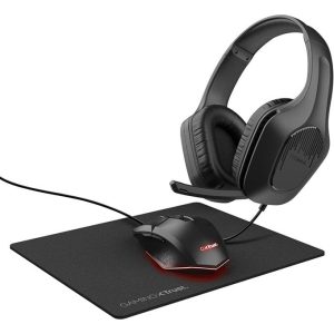 Miš + slušalice + podloga Trust GXT 790 Tridox 3u1 Black