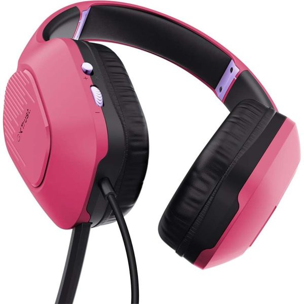 Miš + slušalice + podloga Trust GXT 790 Tridox 3u1 Pink - Image 6