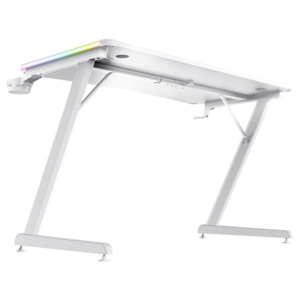 Gejmerski sto Trust GXT 709W Luminus RGB White - Image 5