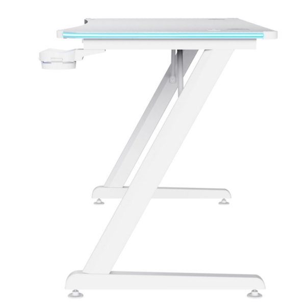 Gejmerski sto Trust GXT 709W Luminus RGB White - Image 4