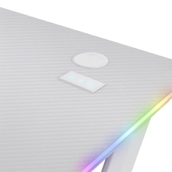 Gejmerski sto Trust GXT 709W Luminus RGB White - Image 6