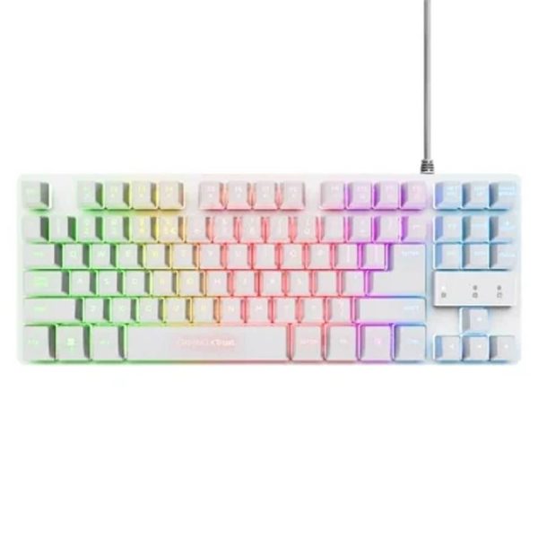 COMBO miš+podloga+tastatura Trust GXT 794W Gaming White - Image 3