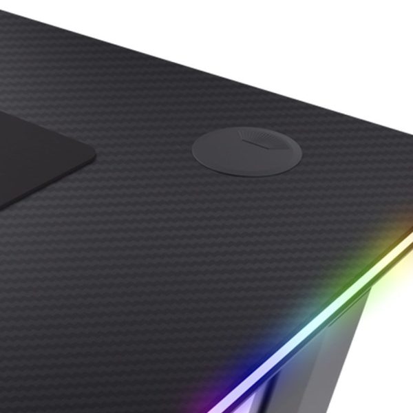 Sto Trust GXT 710 Luminus Pro RGB Gaming Desk Black - Image 5