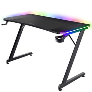 Sto Trust GXT 710 Luminus Pro RGB Gaming Desk Black