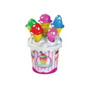 Igračka set za plažu ice cream 07/13 roze