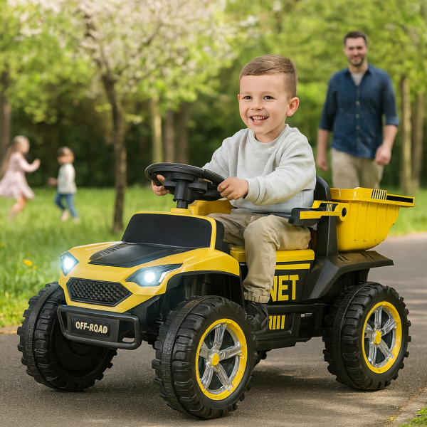 PowerTruck – Dečiji Električni Kamion Žuti 2214 - Slika 2