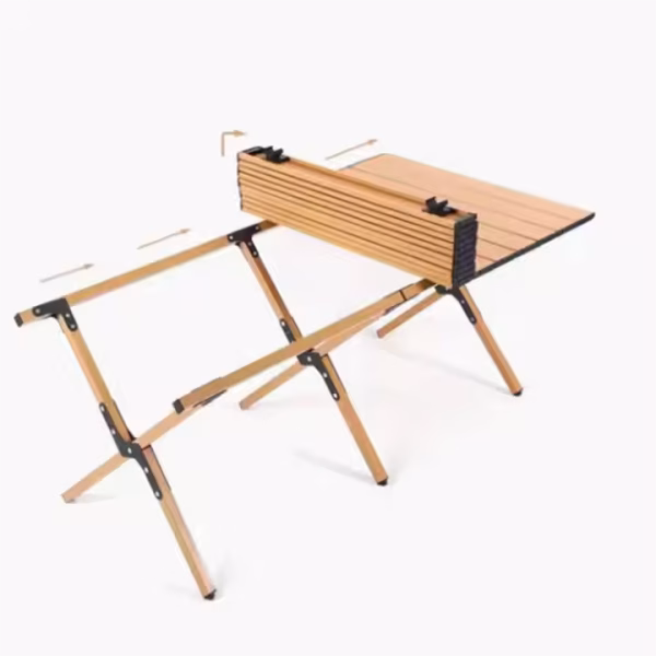 Sklopivi kamperski bastenski set sto i 6 stolica - Image 6