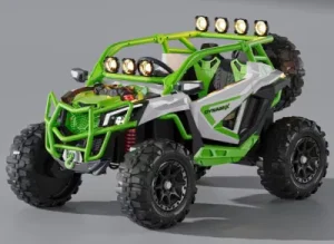 Dečiji off-road automobil zeleni model 2209