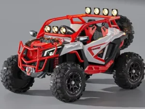 Dečiji off-road automobil crveni model 2209