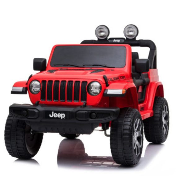 Dzip na akumulator JEEP RUBICON crveni licencirani