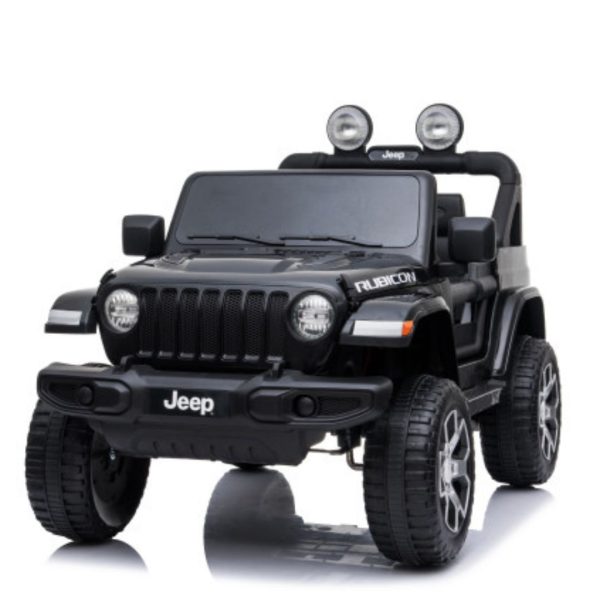 Dzip na akumulator JEEP RUBICON crni licencirani