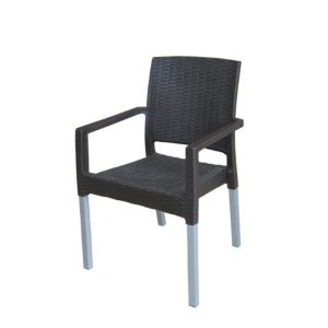 Stolica LUX RATAN antracit