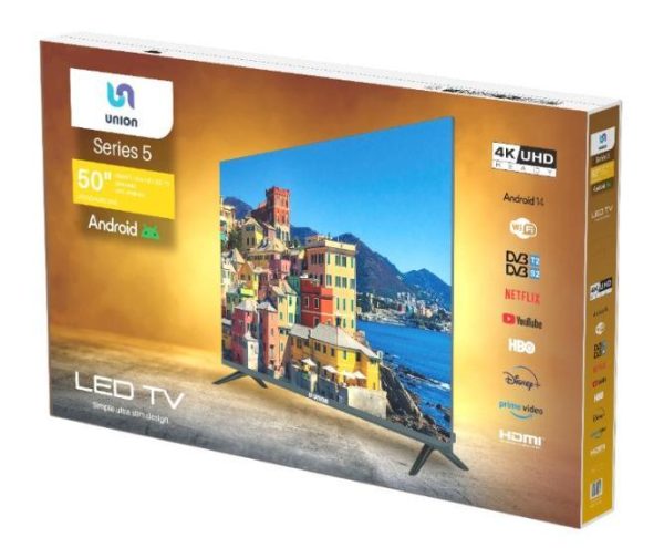 Union TV 50'' UltraHD T2 Smart - Image 2