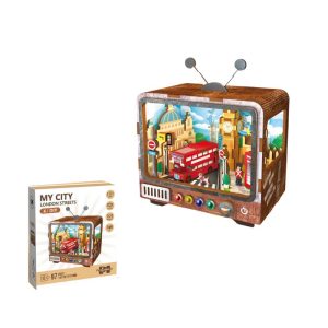 Drvene puzzle 3D Televizor London Streets 91/71769
