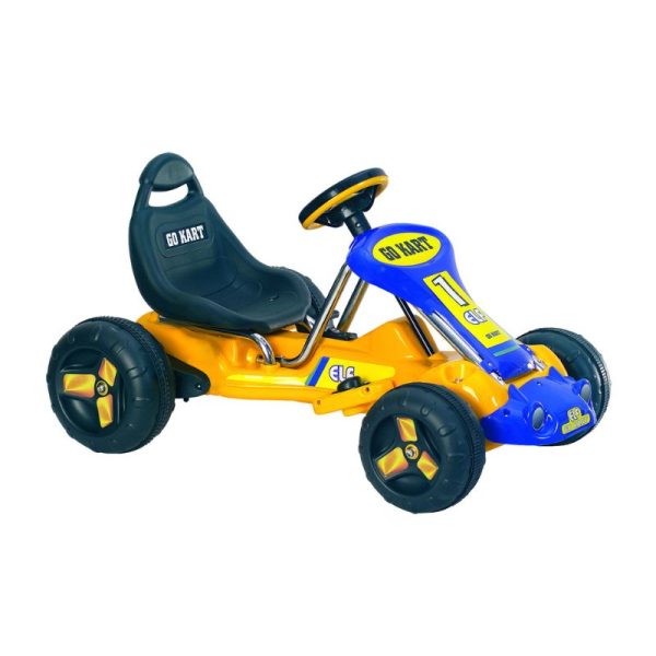 Karting zuti 6V7AH 1+1motor PB9788