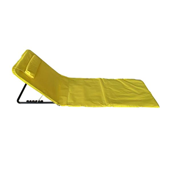 Ležaljka sklopiva za plažu 140x39cm Žuta LP-722000Žuta - Image 2