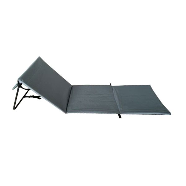 Ležaljka sklopiva za plažu 150x52cm siva LP-720000S - Image 2