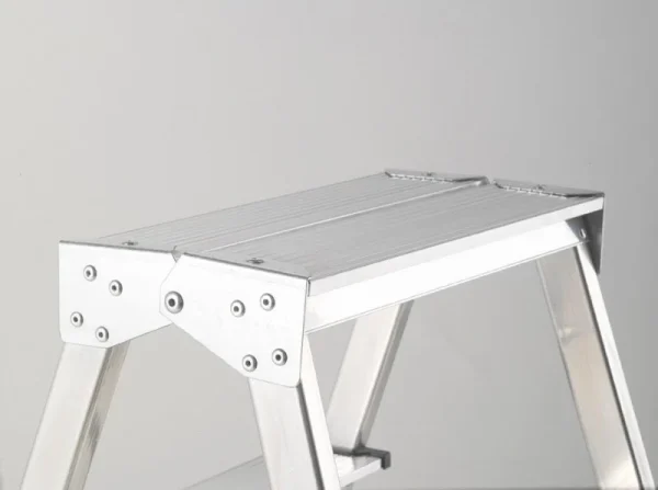 Merdevine dvostrane aluminijumske 5 gazišta ALPOS - Image 2