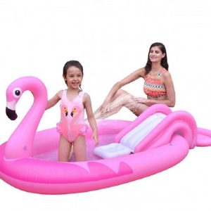 AVENLI Bazen igraonica za decu 213x123cm Flamingo