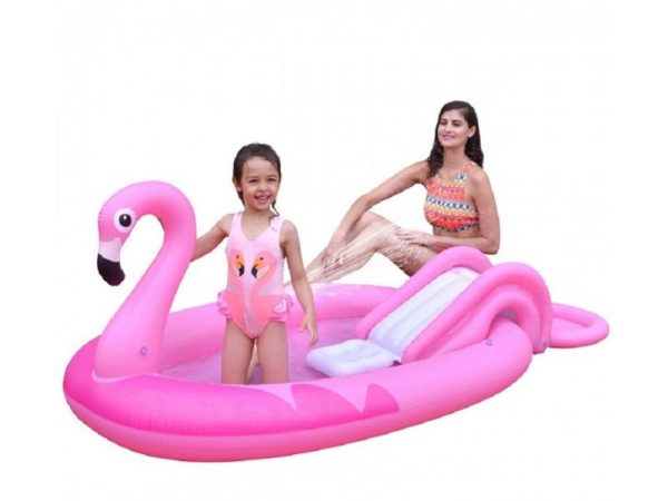 AVENLI Bazen igraonica za decu 213x123cm Flamingo