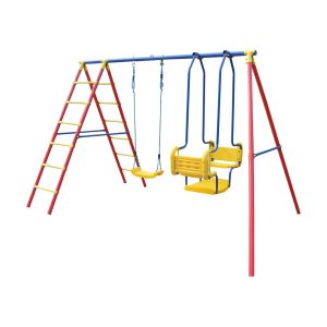 Kombi metalna ljuljaška za decu 3u1 300x200x195cm