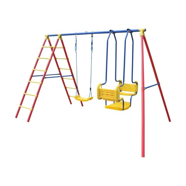 Kombi metalna ljuljaška za decu 3u1 300x200x195cm