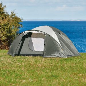 Sator za 4 osobe FJORD zeleno/siva