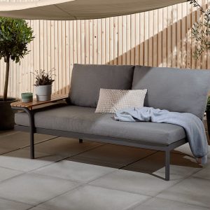 Bastenska sofa LASUND siva