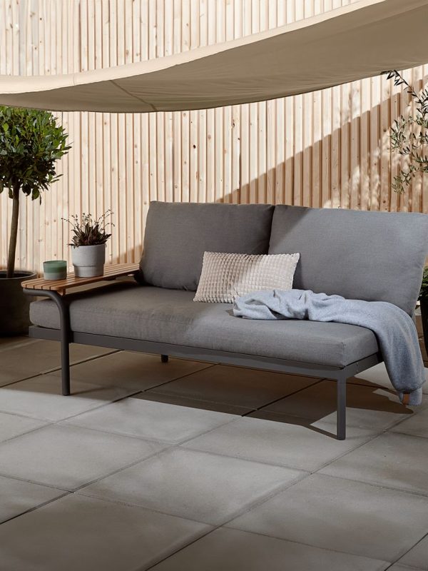 Bastenska sofa LASUND siva