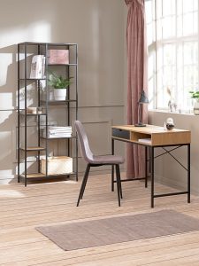 Radni sto PEDAL 48x95 hrast/crna