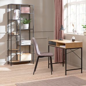 Radni sto PEDAL 48x95 hrast/crna