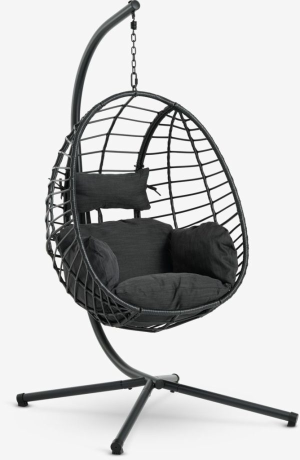 Viseca stolica BAROK crna - Image 5