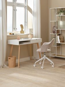 Radni sto HOLT 50x100 bela/natur