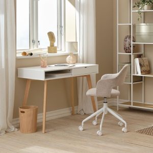 Radni sto HOLT 50x100 bela/natur