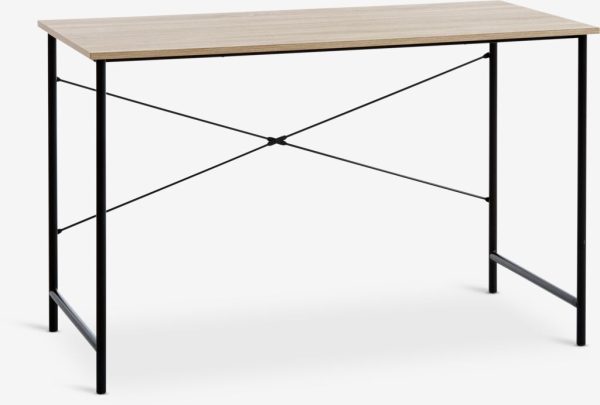 Radni sto BORG 60x120 hrast/crna - Image 3