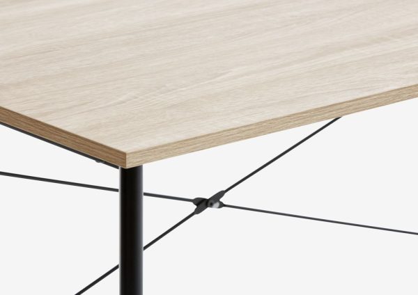 Radni sto BORG 60x120 hrast/crna - Image 2