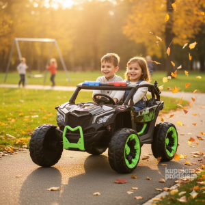 Džip dvosed električni dečiji 322 Black