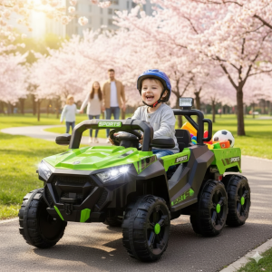 AdventureTruck – UTV na Akumulator sa Prikolicom 2218 zeleni