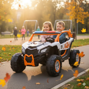 Džip dvosed električni dečiji 322 White