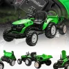 Dečiji električni traktor sa prikolicom sa prikolicom 2219