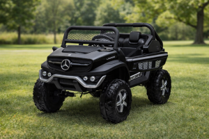 Dečiji dzip Mercedes-Benz Unimog 318 crna