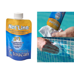 Gel za ciscenje bazena od kamenca i prljavstina Net Line TOUCAN 300ml