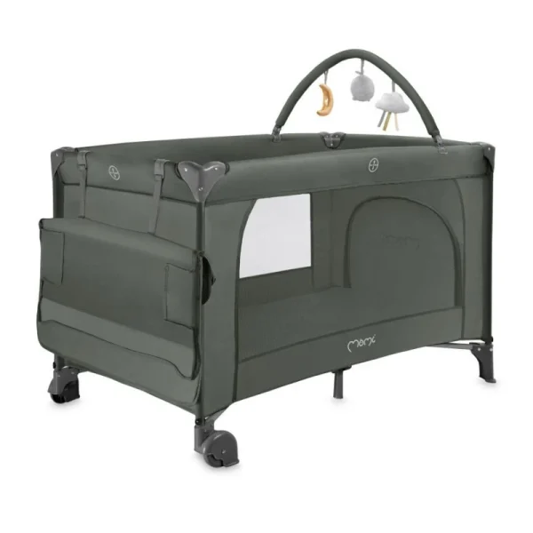 MoMi Belove Plus prenosivi krevetac Dark Green 2 Nivoa - Image 13