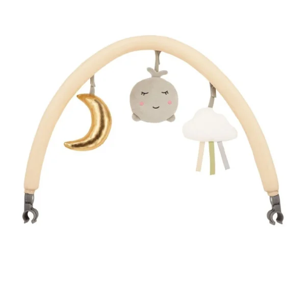 MoMi Belove Plus prenosivi krevetac za bebe Beige 2 Nivoa - Image 5