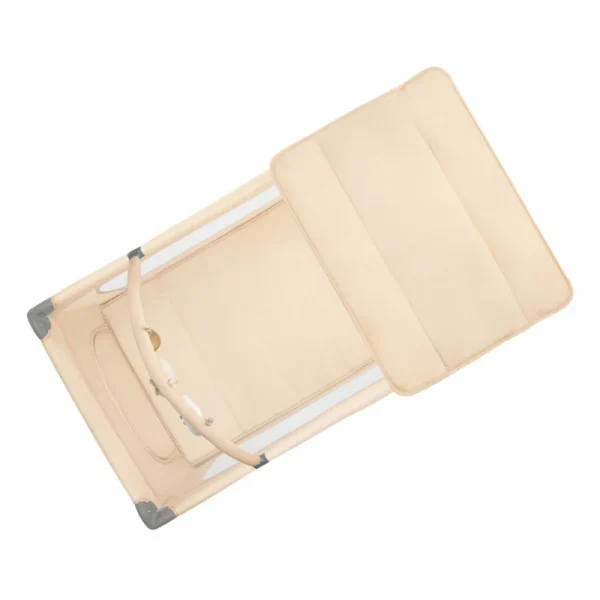 MoMi Belove Plus prenosivi krevetac za bebe Beige 2 Nivoa - Image 2