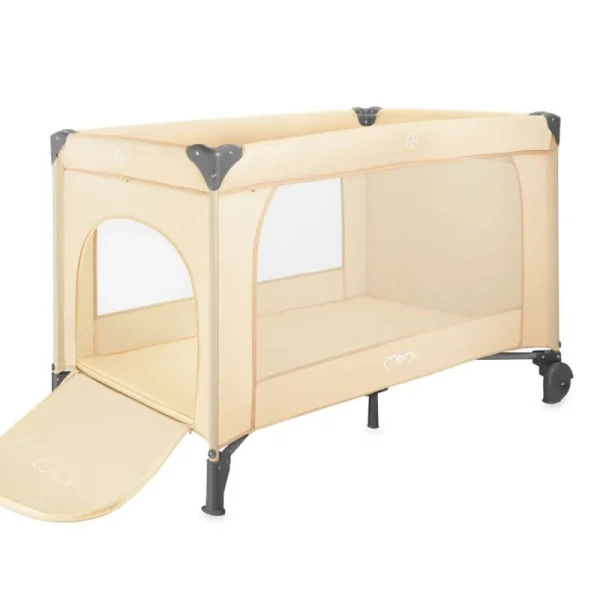 MoMi Belove Plus prenosivi krevetac za bebe Beige 2 Nivoa - Image 7